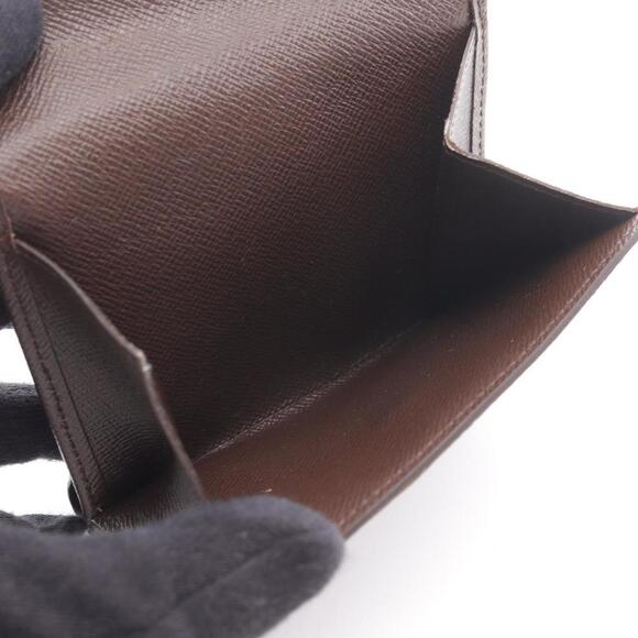 LOUIS VUITTON Brown Damier Leather Wallet - Picture 6 of 10